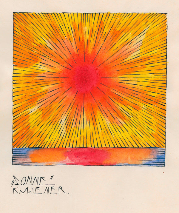 Karl Wiener — Sonne (Sun) | Modernist Landscape Print