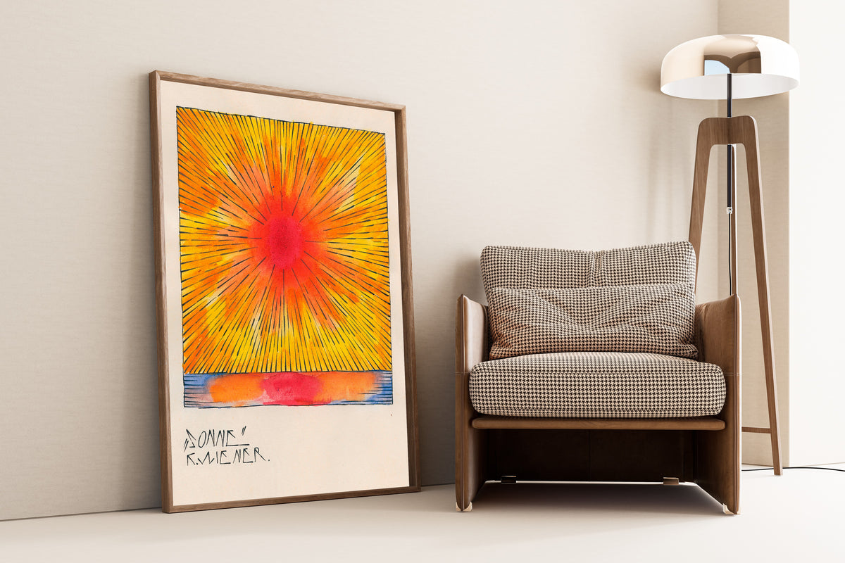 Karl Wiener — Sonne (Sun) | Modernist Landscape Print