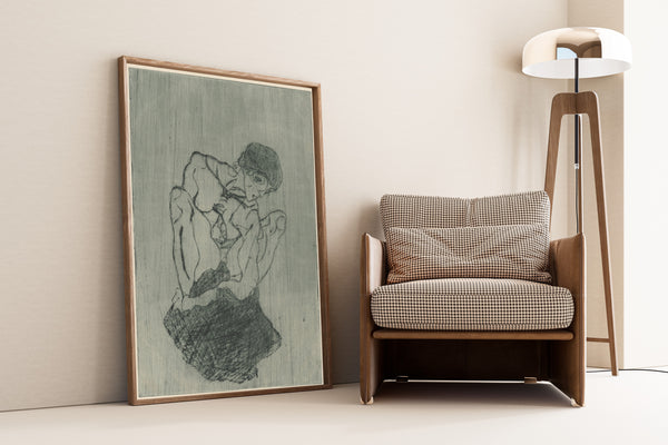 Egon Schiele — Sorrow (Kümmernis) | Expressionist Fine Art Print