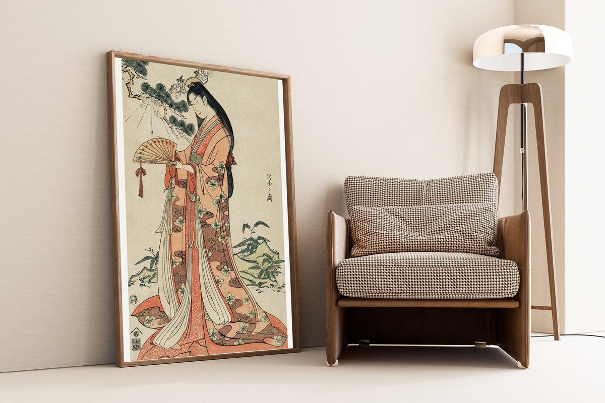 Hosoda Eishi — Sotoori Hime | Japanese Woodblock Print (Ukiyo-e)