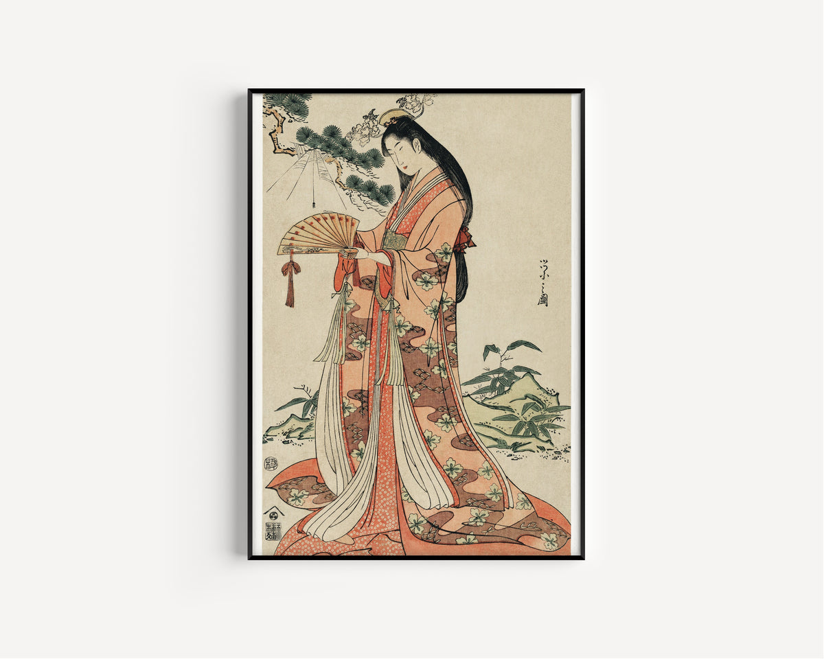 Hosoda Eishi — Sotoori Hime | Japanese Woodblock Print (Ukiyo-e)