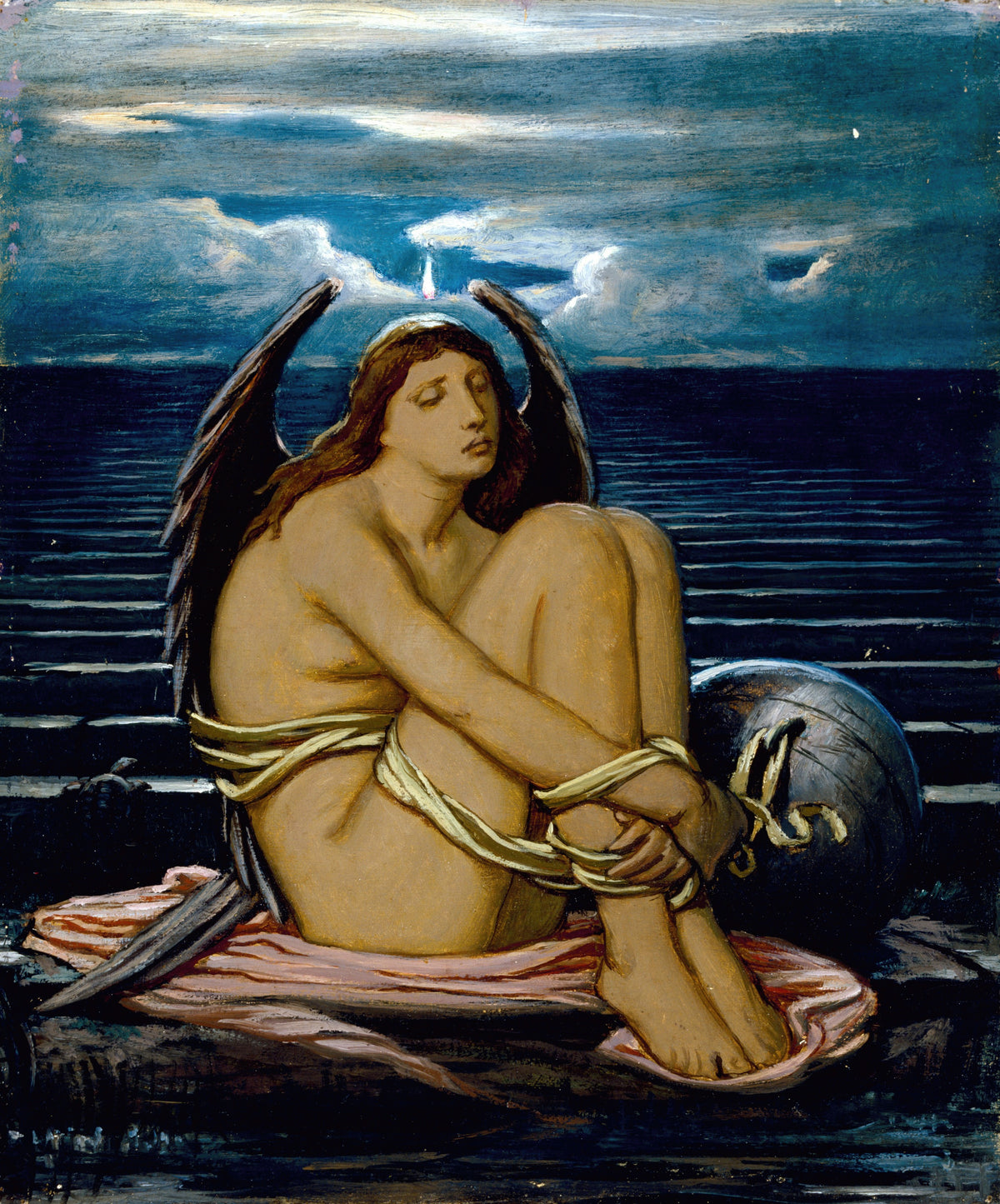Elihu Vedder — Soul in Bondage | Symbolist Art Print