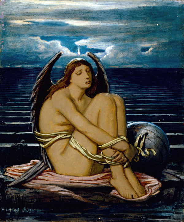Elihu Vedder — Soul in Bondage | Symbolist Art Print