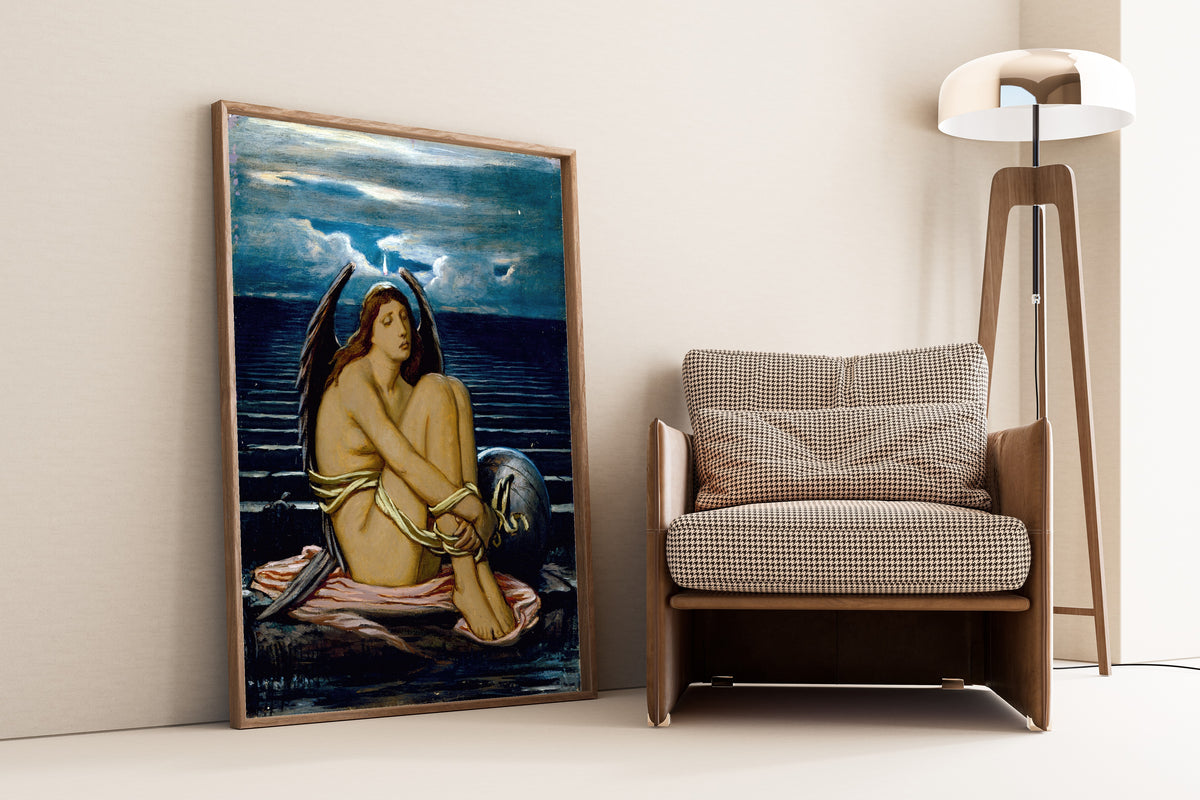Elihu Vedder — Soul in Bondage | Symbolist Art Print
