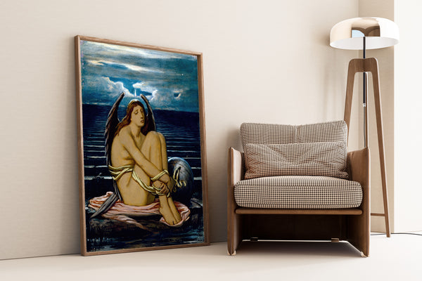 Elihu Vedder — Soul in Bondage | Symbolist Art Print