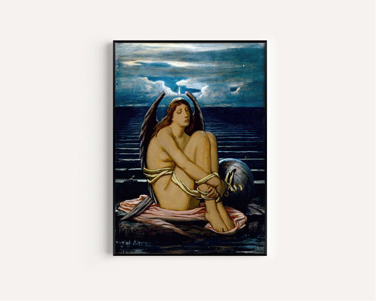 Elihu Vedder — Soul in Bondage | Symbolist Art Print
