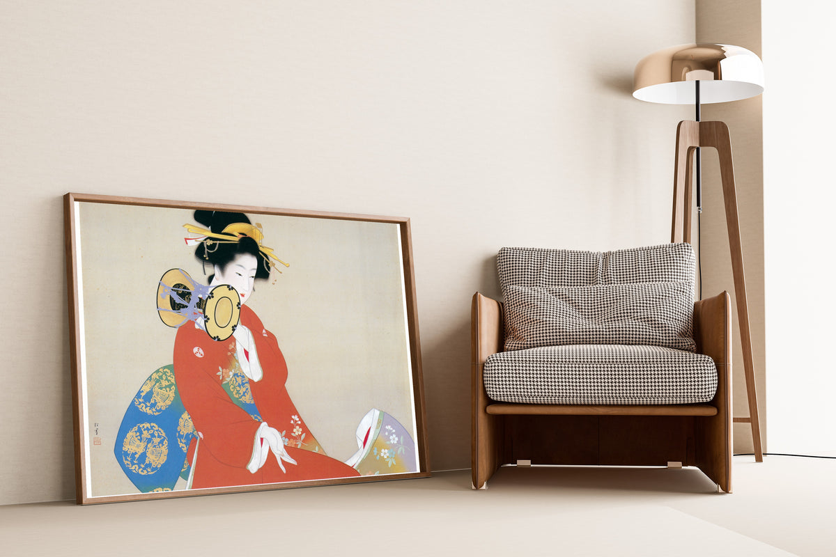 Uemura Shōen — Sound of the Drum (Tsuzumi no ne) | Fine Art Print