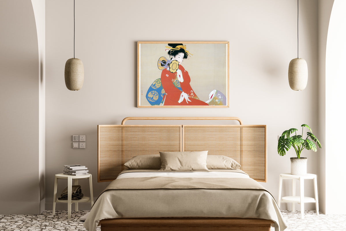 Uemura Shōen — Sound of the Drum (Tsuzumi no ne) | Fine Art Print
