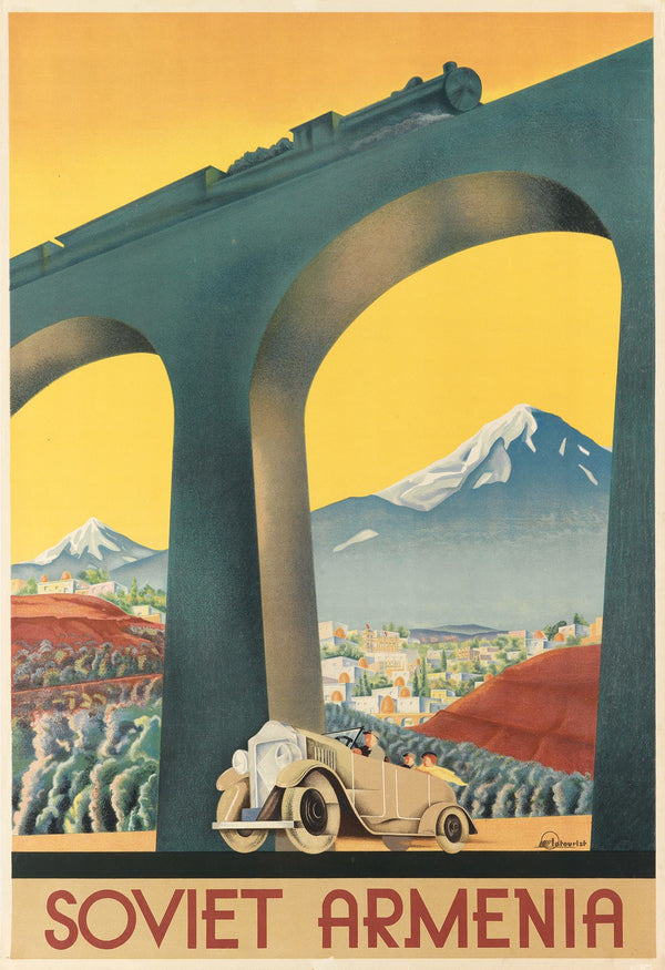 Sergei Igumnov — Soviet Armenia | Vintage Soviet Travel Poster Print