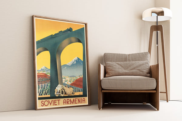 Sergei Igumnov — Soviet Armenia | Vintage Soviet Travel Poster Print