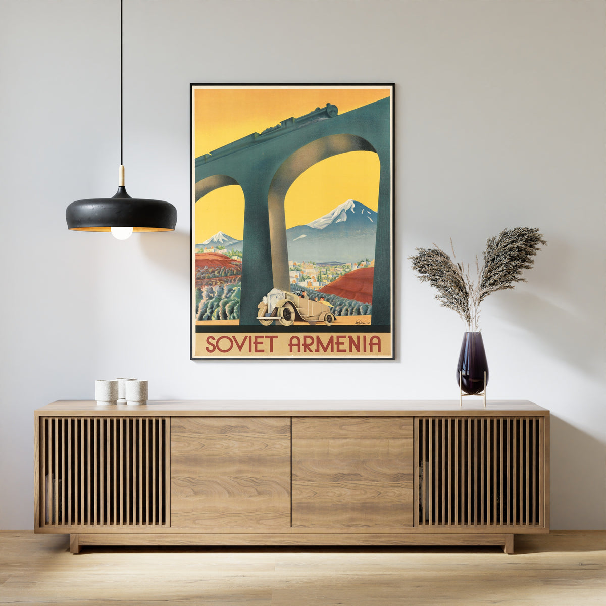 Sergei Igumnov — Soviet Armenia | Vintage Soviet Travel Poster Print