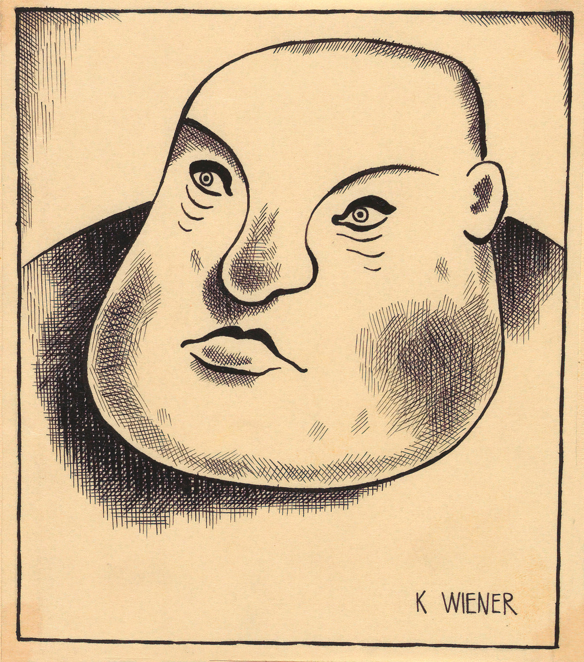 Karl Wiener — Spießbürger (Philistine) | Modernist Illustration Print