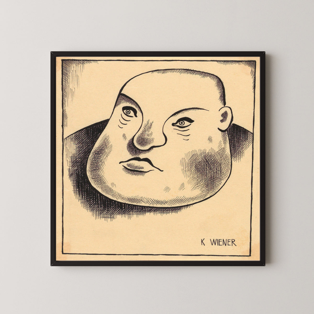 Karl Wiener — Spießbürger (Philistine) | Modernist Illustration Print