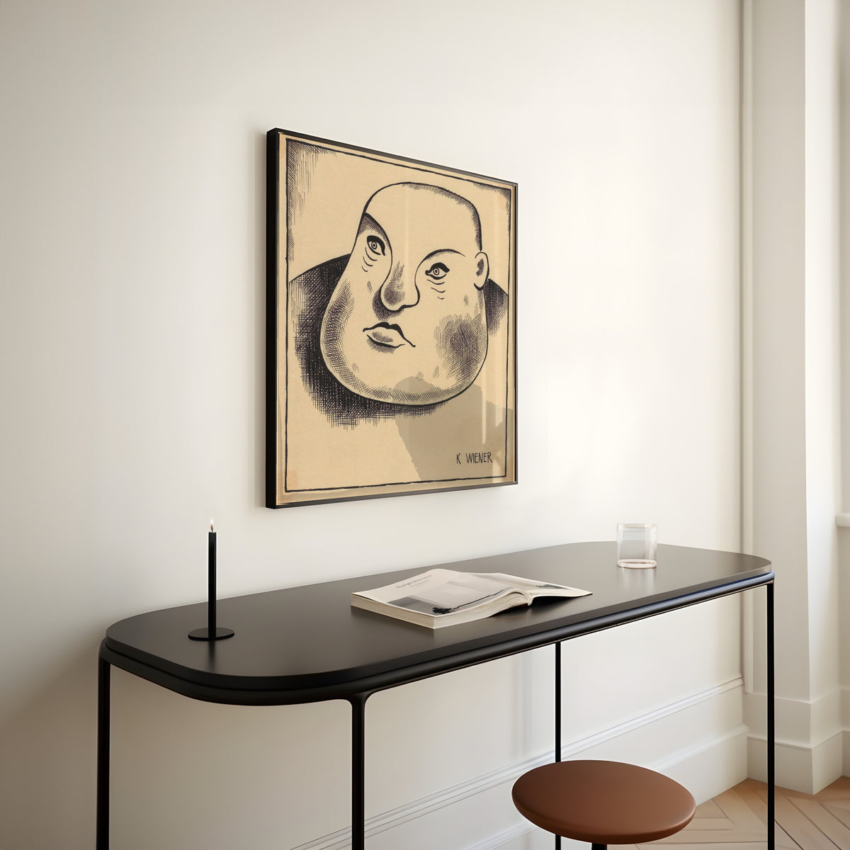 Karl Wiener — Spießbürger (Philistine) | Modernist Illustration Print