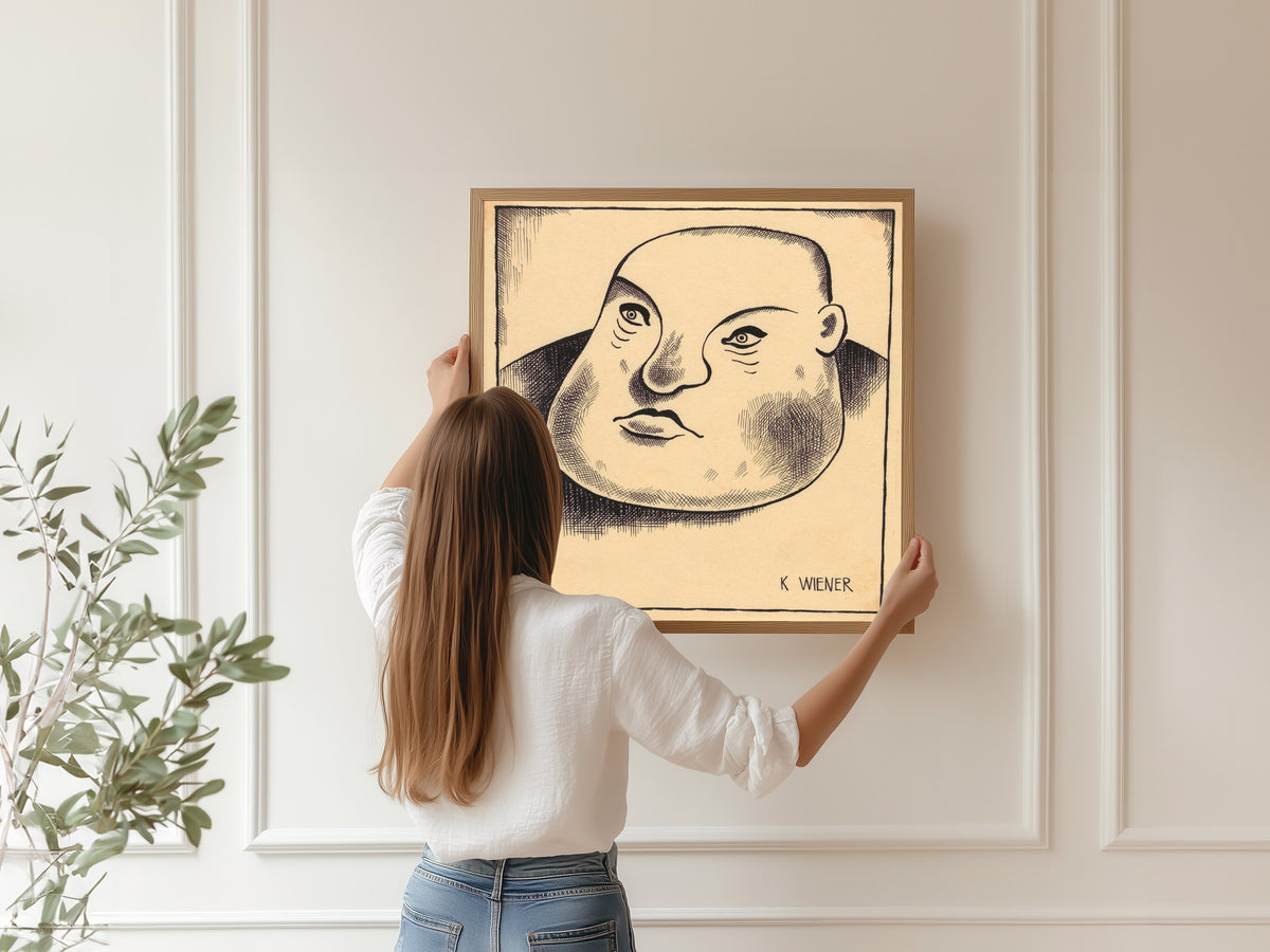 Karl Wiener — Spießbürger (Philistine) | Modernist Illustration Print