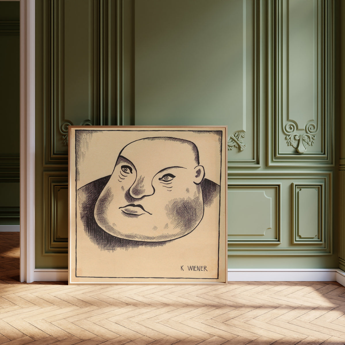 Karl Wiener — Spießbürger (Philistine) | Modernist Illustration Print