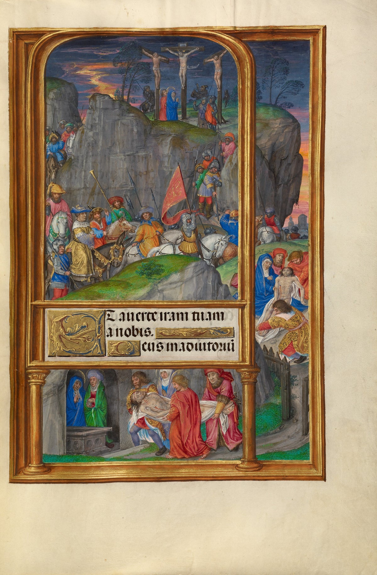 Master of James IV of Scotland — Spinola Hours: The Crucifixion | Illuminated Manuscript Print