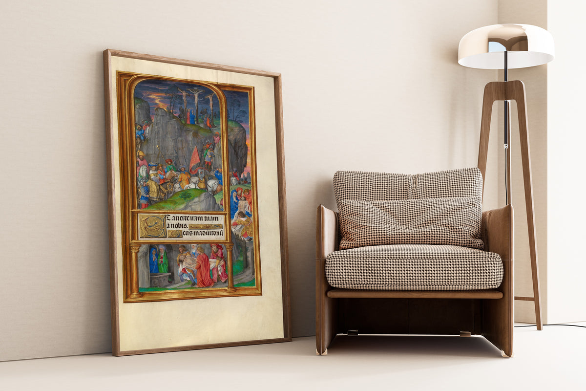 Master of James IV of Scotland — Spinola Hours: The Crucifixion | Illuminated Manuscript Print