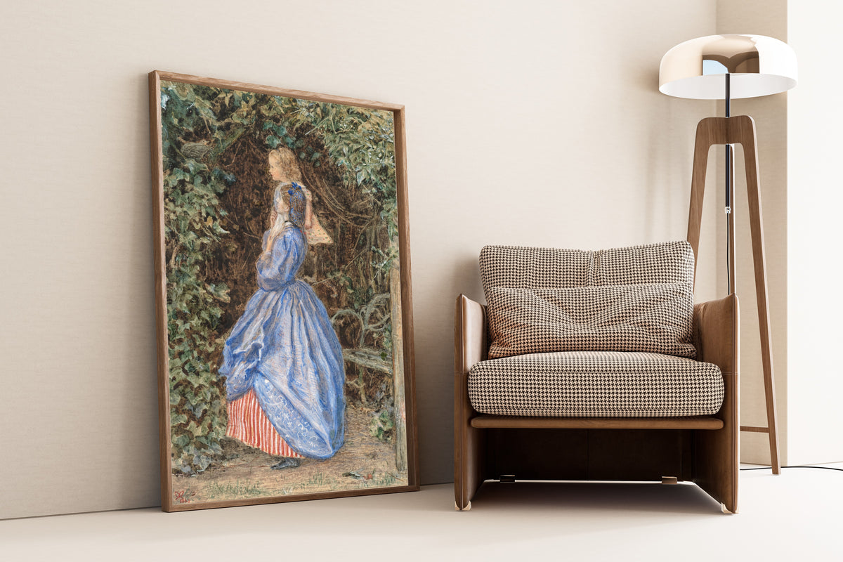 John Everett Millais — Spring Time | Pre-Raphaelite Art Print