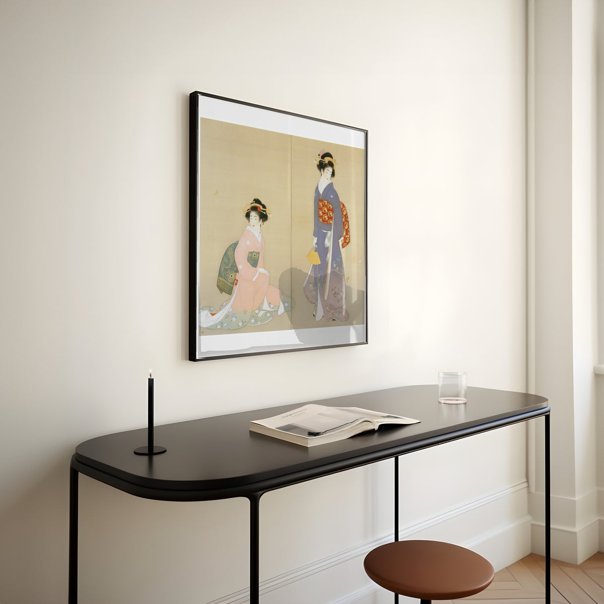 Uemura Shōen — Spring and Autumn (left panel) | Fine Art Print
