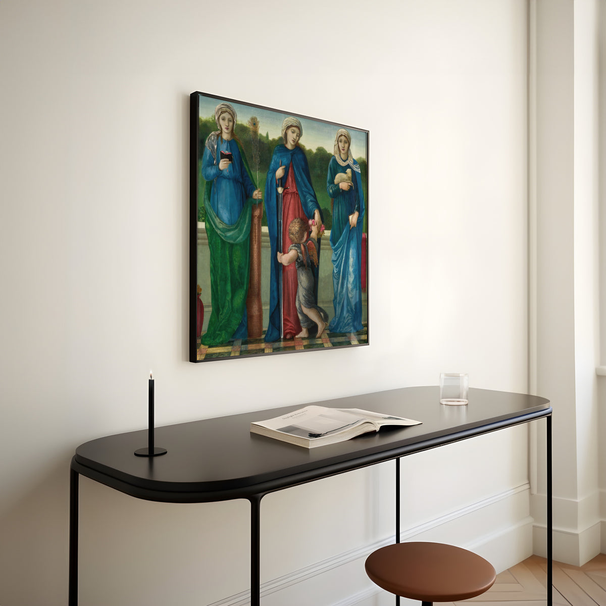 Edward Burne-Jones — St Barbara, St Dorothy and St Agnes | Pre-Raphaelite Art Print