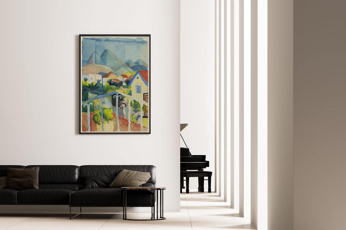 August Macke — St Germain near Tunis | Expressionist Fine Art Print