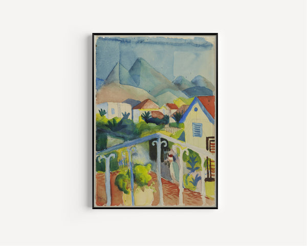 August Macke — St Germain near Tunis | Expressionist Fine Art Print