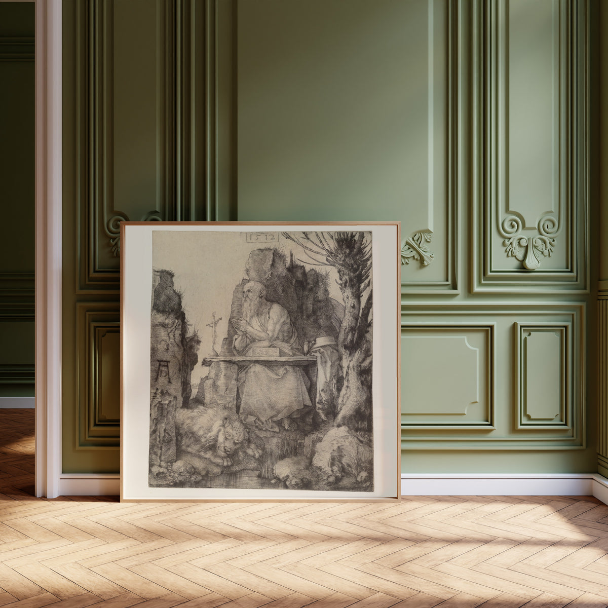 Albrecht Dürer — St Jerome in the Wilderness | Drypoint Print