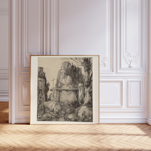 Albrecht Dürer — St Jerome in the Wilderness | Drypoint Print