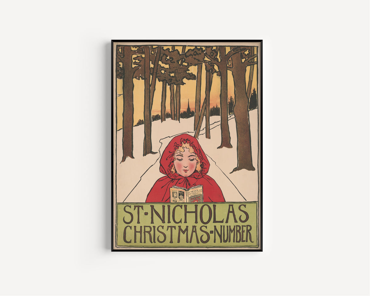 Frank Berkeley Smith — St. Nicholas, Christmas Number, 1896 | Vintage Christmas Print