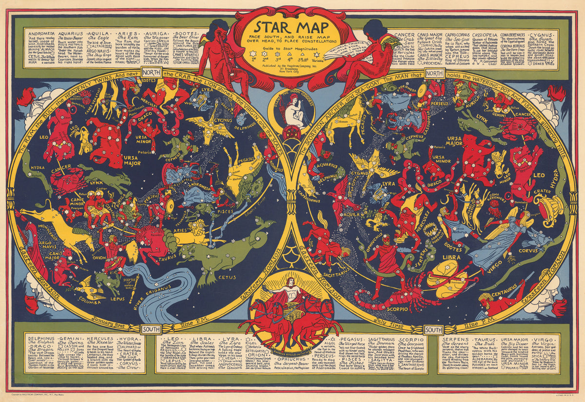 Elizabeth Shurtleff — Star Map | Vintage Star Map Print