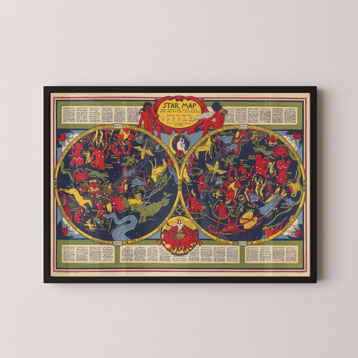 Elizabeth Shurtleff — Star Map | Vintage Star Map Print