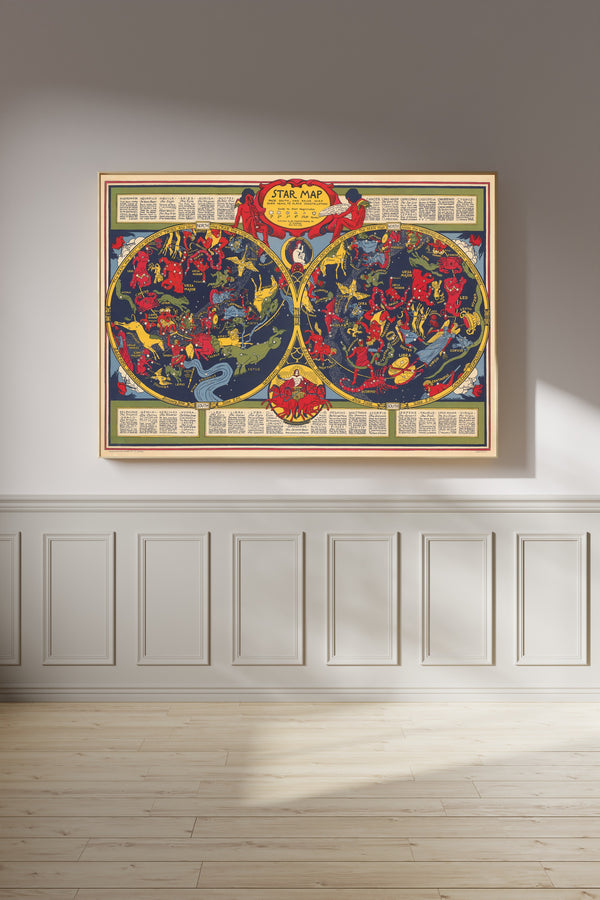 Elizabeth Shurtleff — Star Map | Vintage Star Map Print
