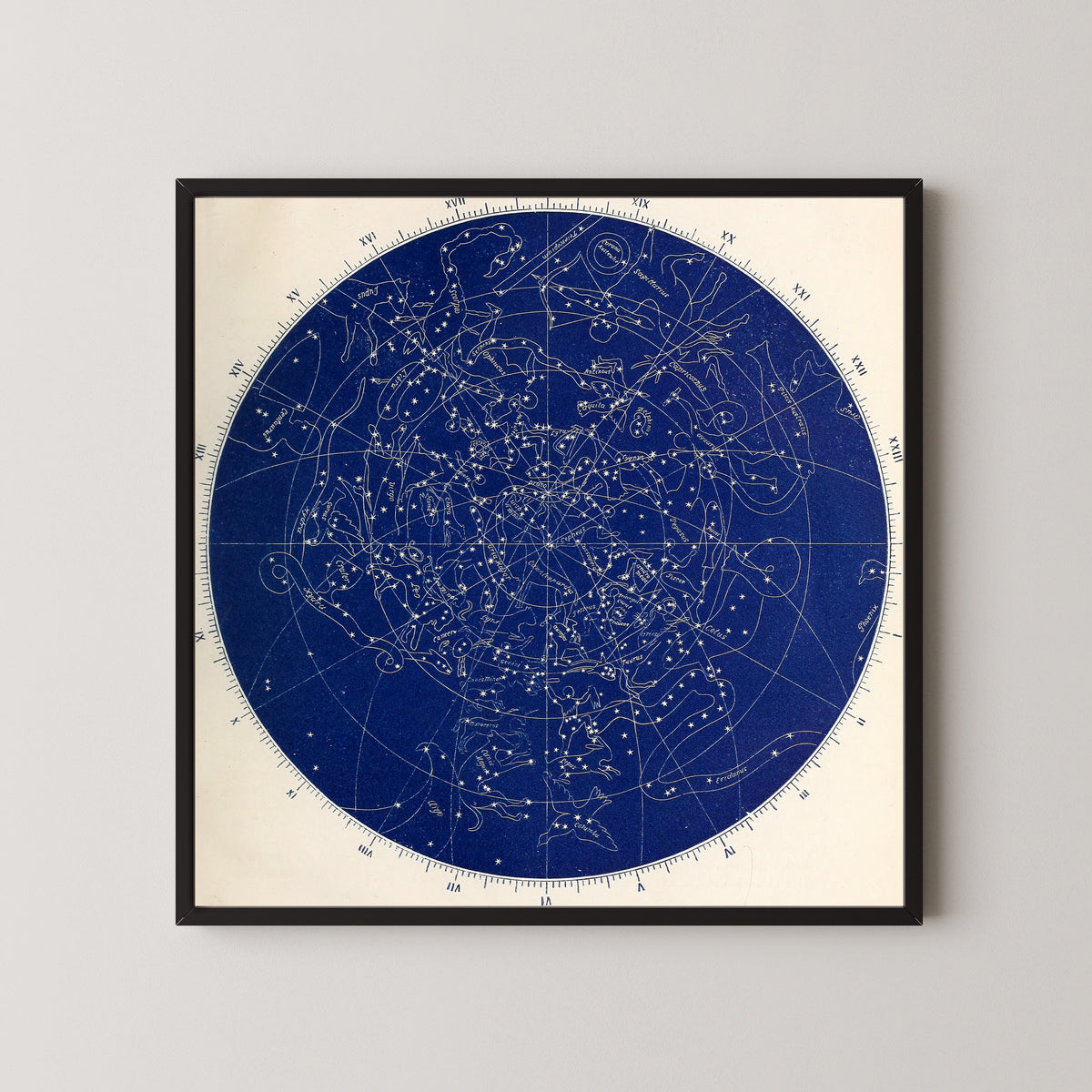 Elias Colbert — Star Map from Astronomy without a Telescope | Antique Celestial Chart Print