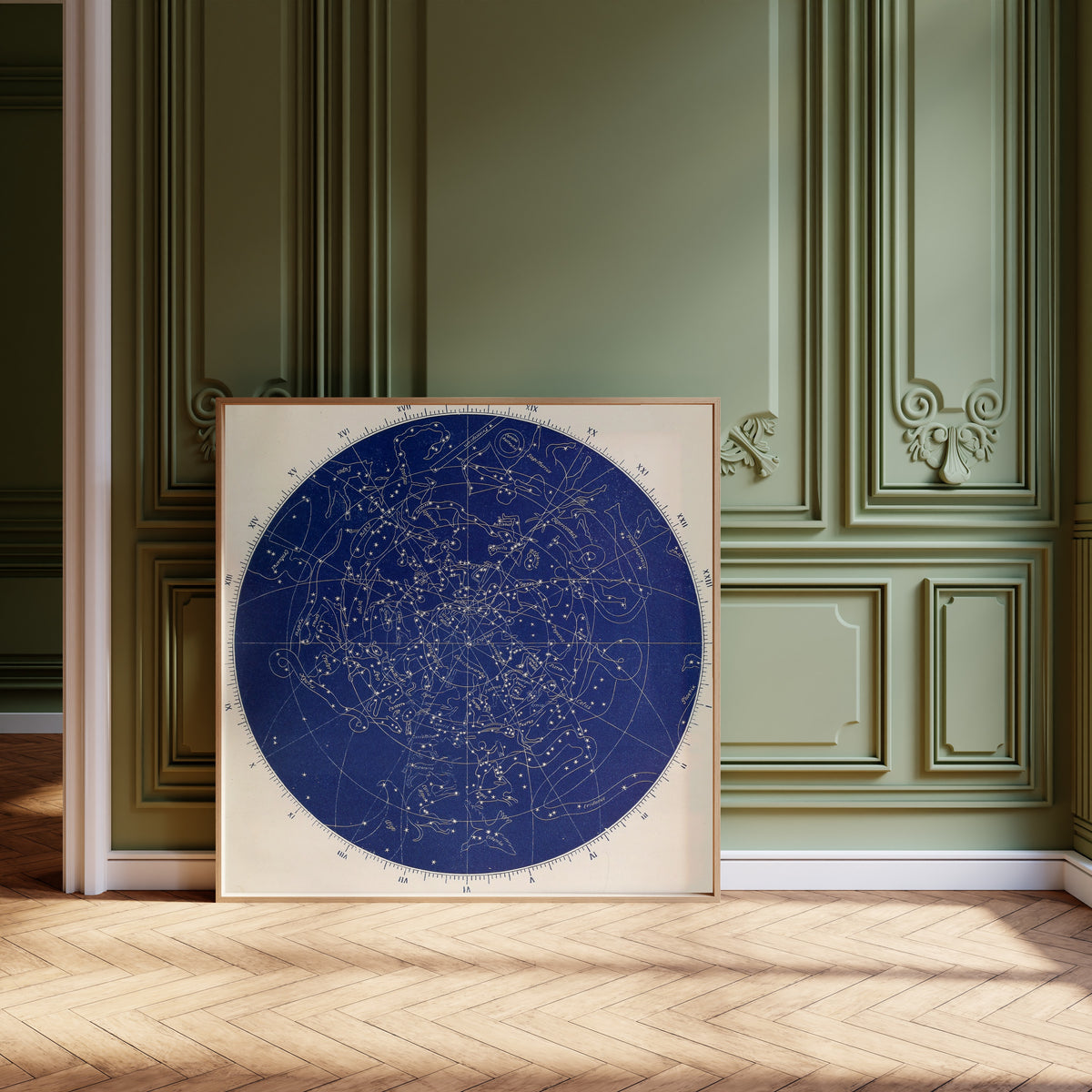 Elias Colbert — Star Map from Astronomy without a Telescope | Antique Celestial Chart Print