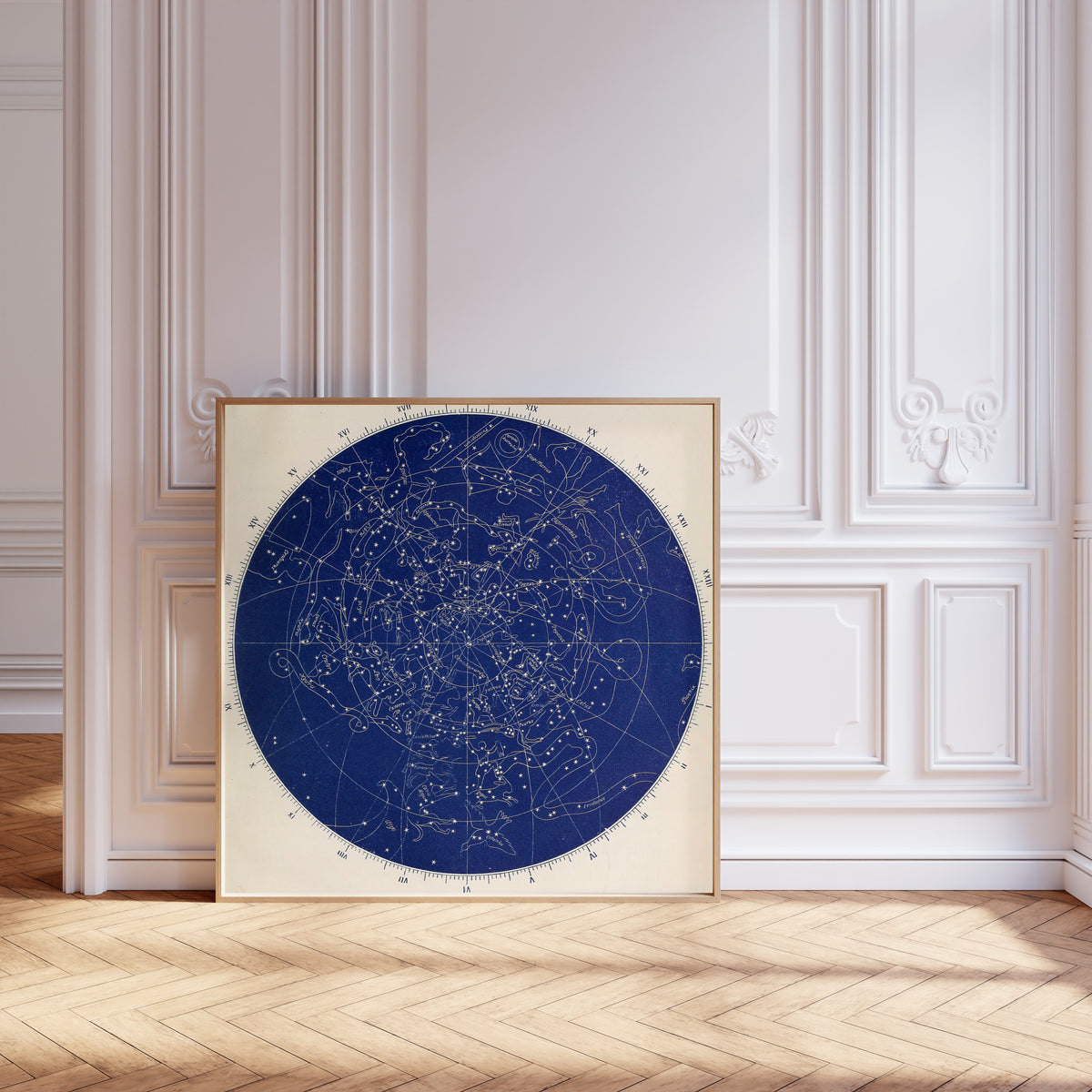 Elias Colbert — Star Map from Astronomy without a Telescope | Antique Celestial Chart Print