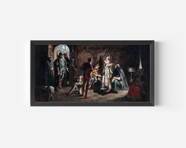Carl Larsson — Sten Sture the Elder Frees the Captive Danish Queen Kristina from the Vadstena Monastery | Fine Art Print
