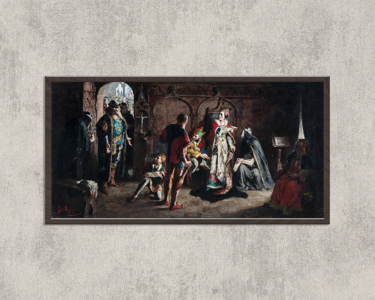 Carl Larsson — Sten Sture the Elder Frees the Captive Danish Queen Kristina from the Vadstena Monastery | Fine Art Print