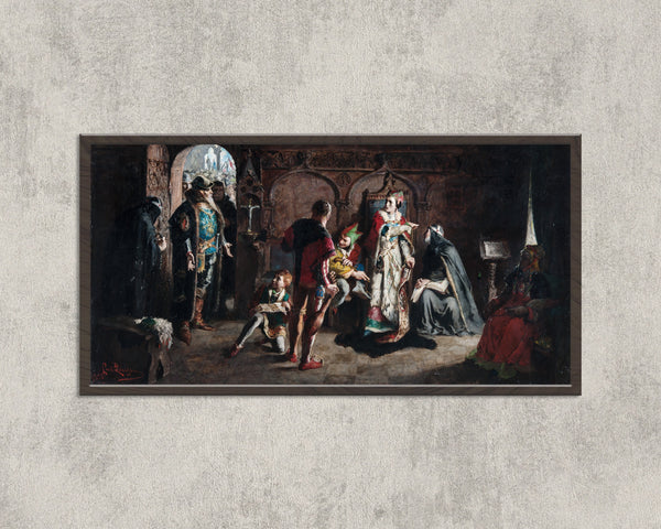 Carl Larsson — Sten Sture the Elder Frees the Captive Danish Queen Kristina from the Vadstena Monastery | Fine Art Print