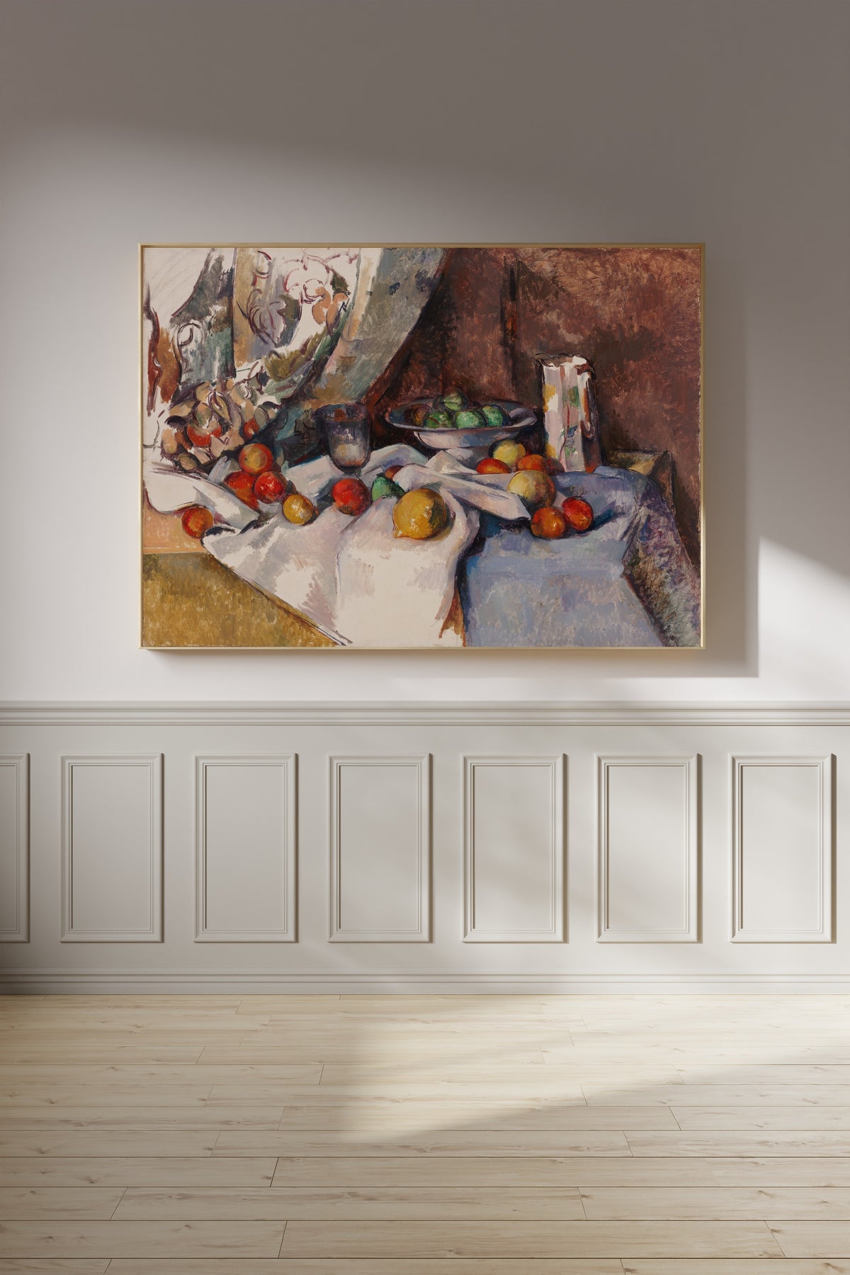 Paul Cezanne — Still Life with Apples (Glass and Fruit Bowl) | Fine Art Print