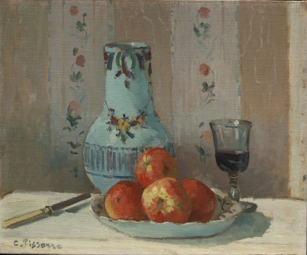 Camille Pissarro — Still Life with Apples and Pitcher | Fine Art Print
