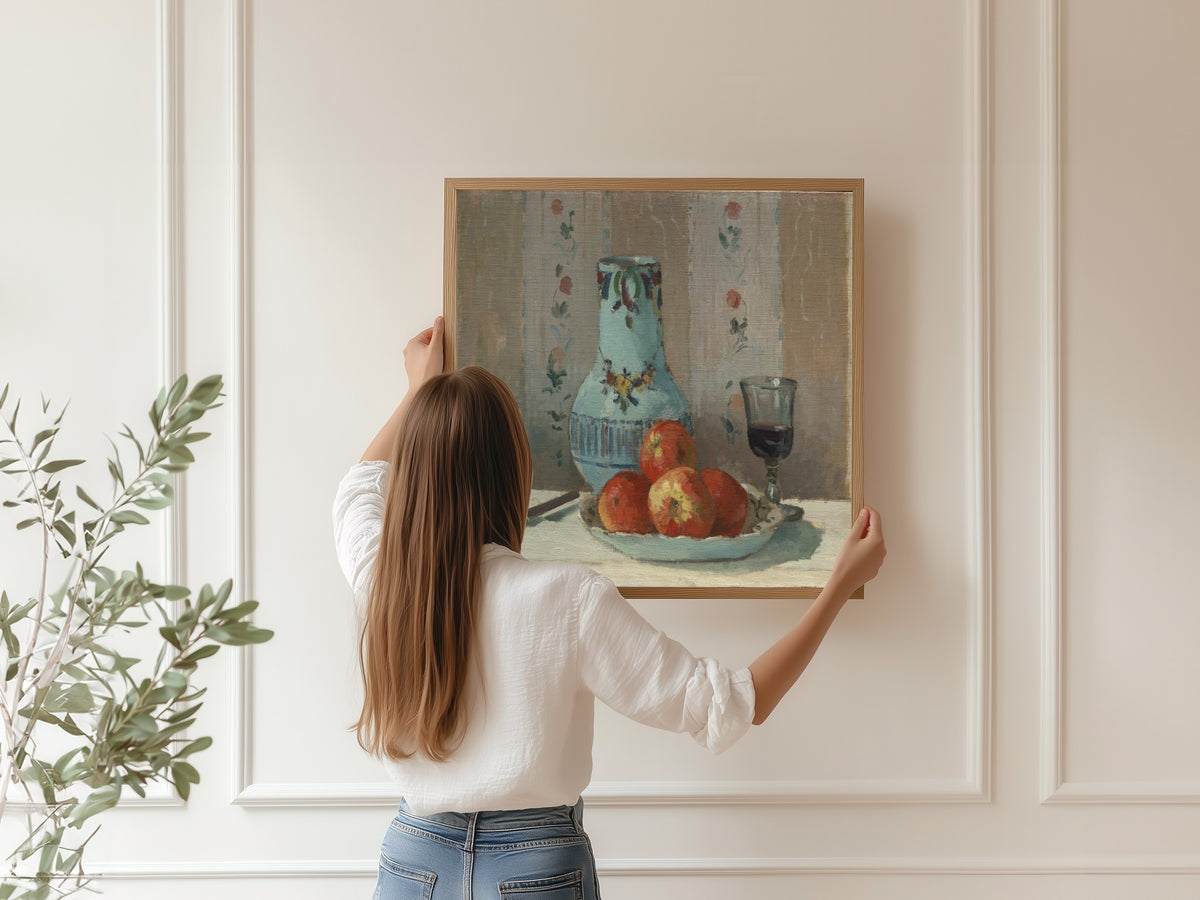 Camille Pissarro — Still Life with Apples and Pitcher | Fine Art Print