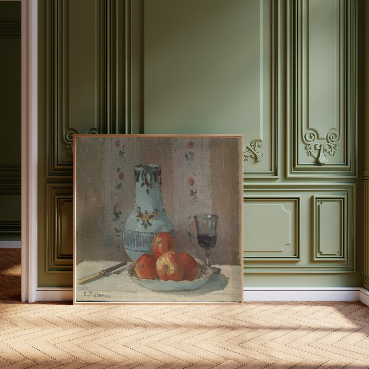 Camille Pissarro — Still Life with Apples and Pitcher | Fine Art Print