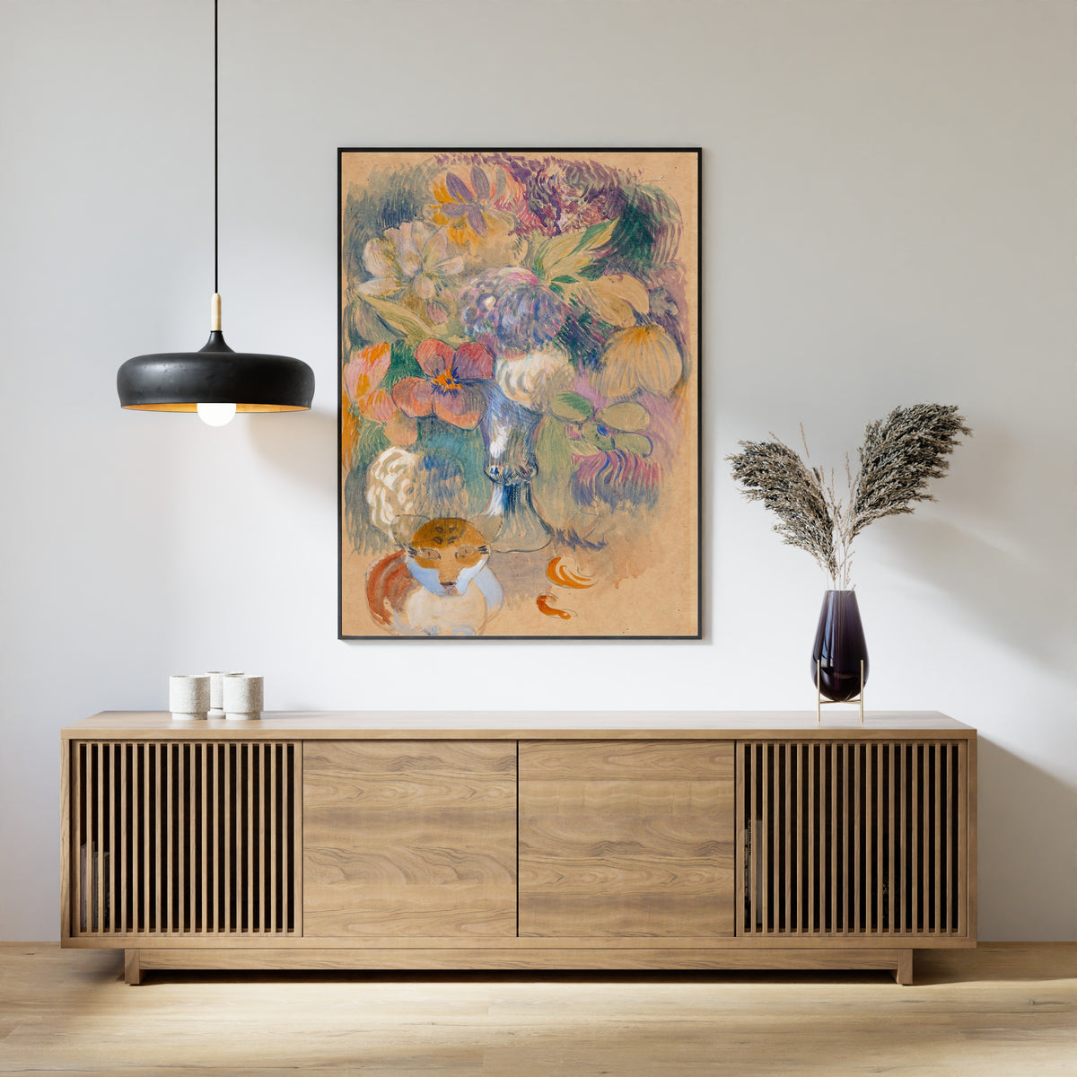 Paul Gauguin — Still Life with Cat | Fine Art Print