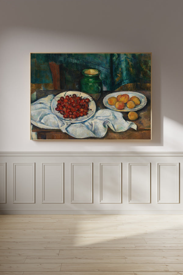 Paul Cezanne — Still Life with Cherries and Peaches | Fine Art Print
