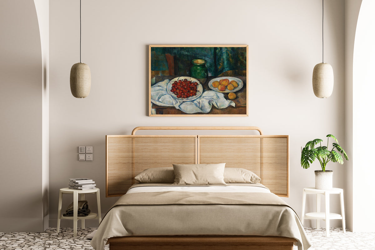 Paul Cezanne — Still Life with Cherries and Peaches | Fine Art Print