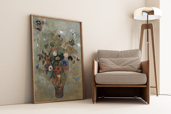Odilon Redon — Still Life with Flowers | Symbolist Art Print