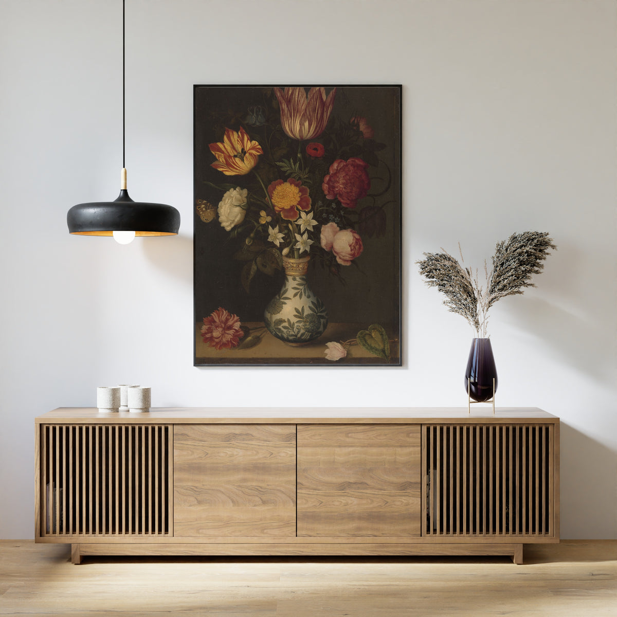 Ambrosius Bosschaert — Still Life with Flowers in a Wan-li Vase | Fine Art Print
