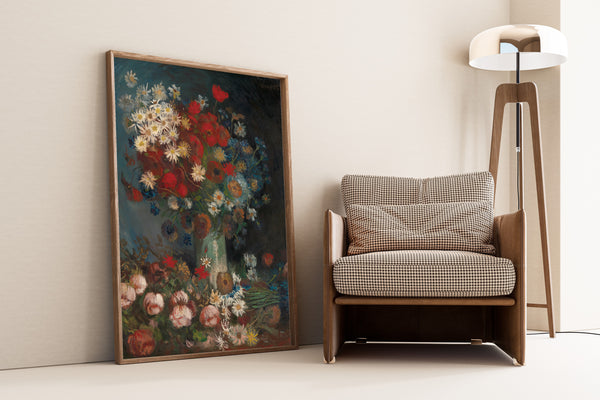 Vincent van Gogh — Still Life with Meadow Flowers and Roses | Fine Art Print
