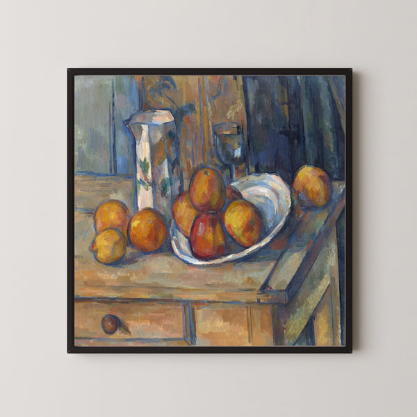 Paul Cezanne — Still Life with Milk Jug and Fruit | Fine Art Print